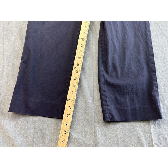 Banana Republic Chino Pants Men's 35x32 Straight Blue Flat Slacks RUNS SMALL - Picture 14 of 14
